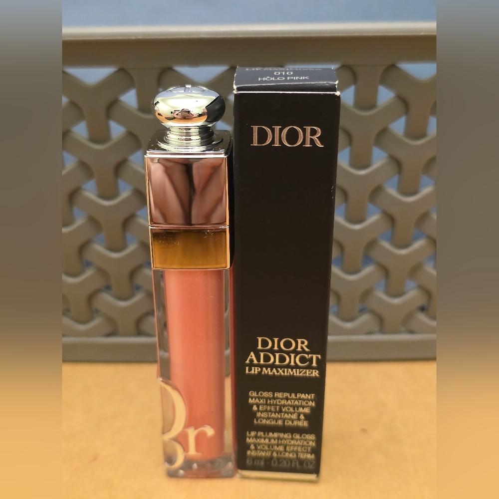 Dior Addict Lip Maximizer-Plumping Lip Gloss 010 HOLO PINK. BNIB - Picture 2 of 5
